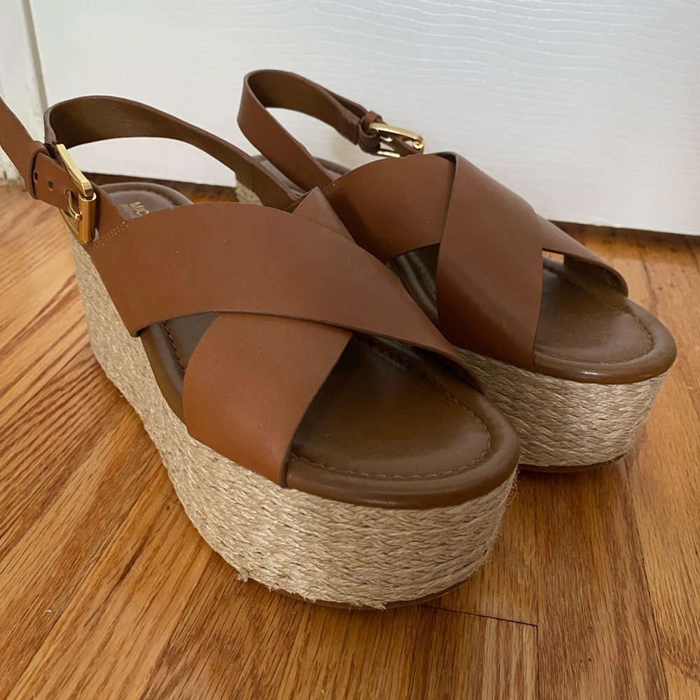 NWOT Michael Kors wedge sandals